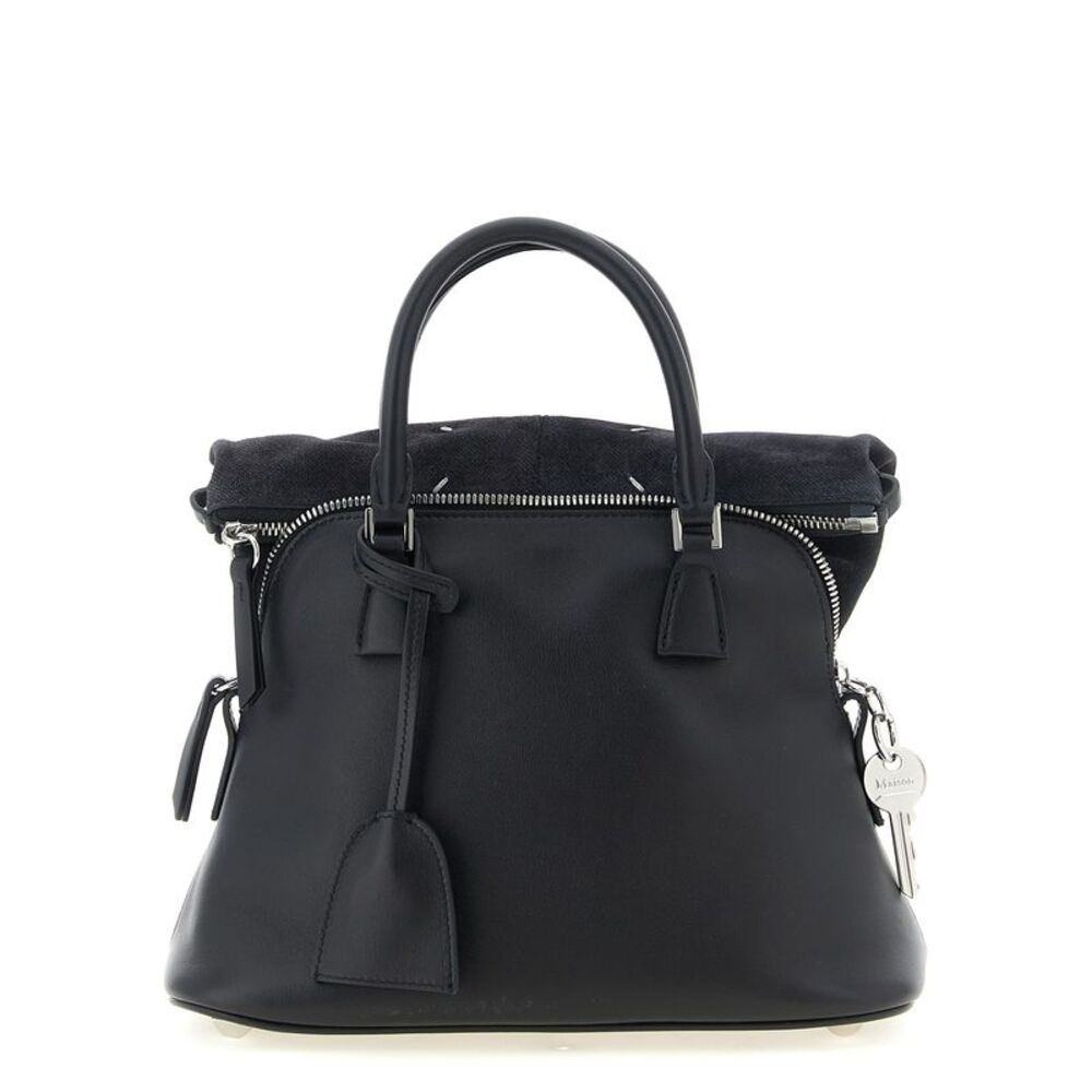 Maison Margiela Black Calfskin Shoulder Women's Bag